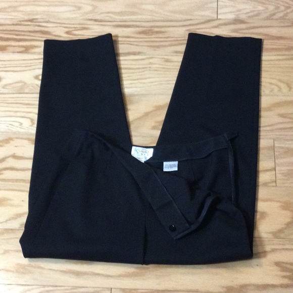 8P Talbots black stretch dress pants - Picture 1 of 15